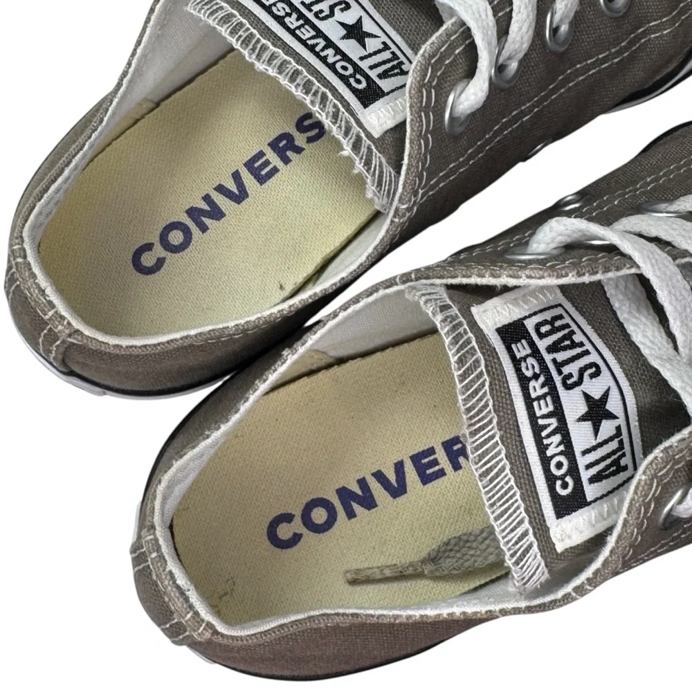 Converse Chuck Taylor Unisex Canvas Sneakers Shoes Charcoal‎ Gray Womens 7 - Picture 10 of 15